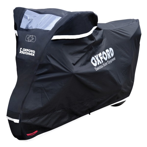 Oxford Outdoor Abdeckplane Stormex Schwarz - Motorrad / Scooter - L