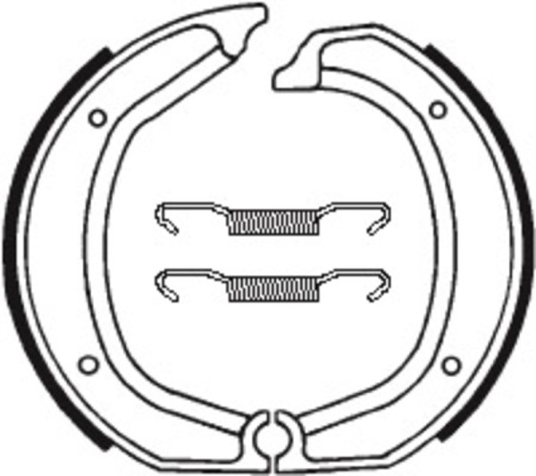 Tecnium Street Organische Bremsbacken - BA139