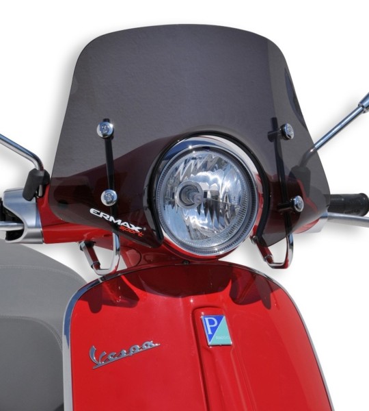 Windschild ERMAX Piccolo H 300 mm für Vespa Primavera 50-150ccm 2T/​4T, getönt