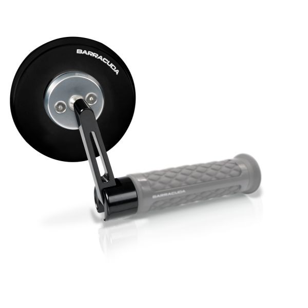 Barracuda Spiegel SKIN-S BAR END B-LUX schwarz/silber
