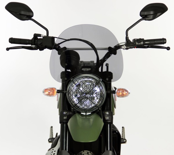 MRA Tourenscheibe "NT" für Ducati Scrambler 800 (Bj.15-18) rauchgrau