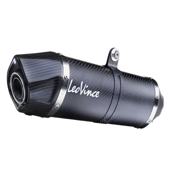 LeoVince Auspuffanlage SBK LV One Evo 2, Carbon, Komplettanlage für Z 650 / Ninja 650 (Bj.17-19)