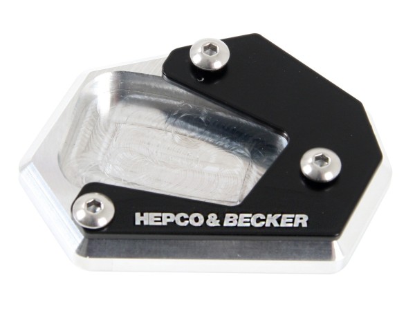 Seitenständerplatte silber schwarz für Honda CBR 650 F (Bj.14-) Original Hepco & Becker