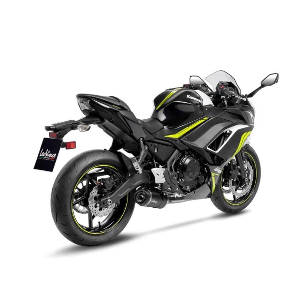 LeoVince Komplettanlage LV One Evo für Kawasaki Ninja /Versys /Z 650 , Carbon, E-Gutachten