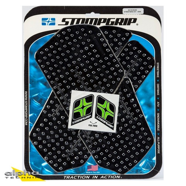 Stompgrip schwarz, Volcano, für Kawasaki 1400 GTR, 2008-2020
