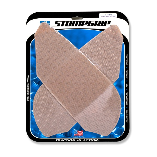 Stompgrip Traction Pads klar, für diverse Triumph Modelle