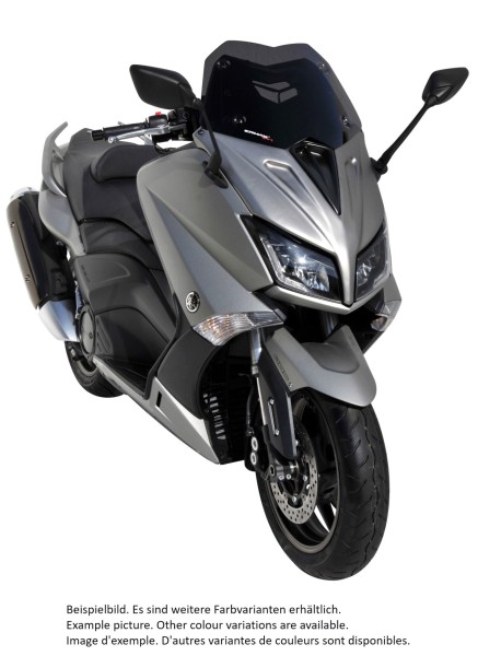 Windschild ERMAX Hypersport H 350 mm für Yamaha T-MAX 530, schwarz