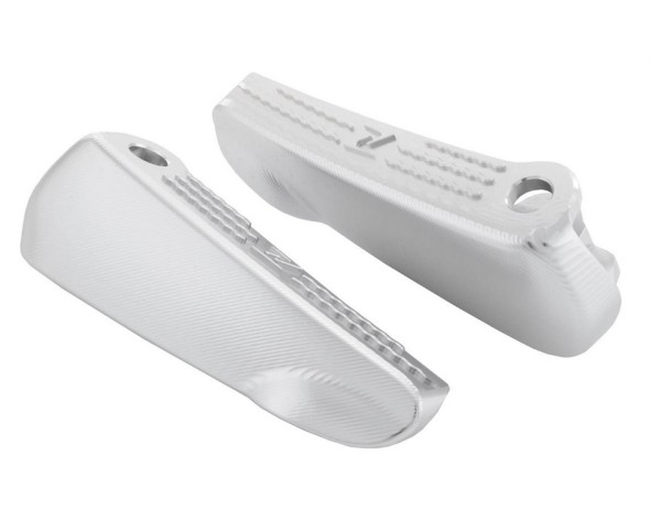 Fußrasten, rechts und links für Vespa GTS/​GTS Super/​GTV/​GT 60/​GT/​GT L 125-300ccm, silber