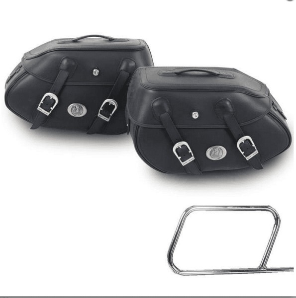 Seitenkoffersatz Buffalo für Rohrpacktaschenhalter Hepco & Becker