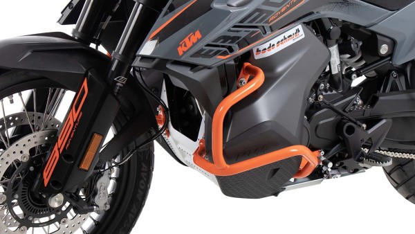 Motorschutzbügel orange für KTM 890 Adventure (21-) Hepco & Becker