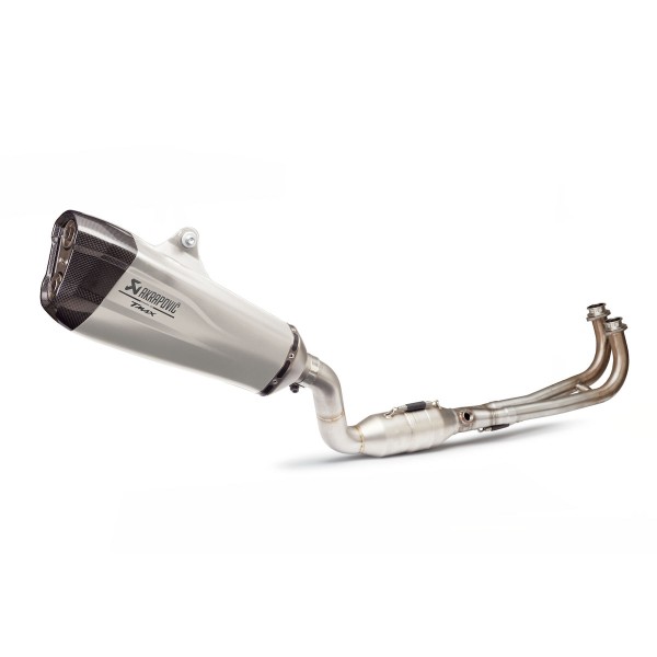 Komplettanlage mit Titan-Schalldämpfer für Yamaha T-MAX / SX / DX (Bj.17-) Akrapovic