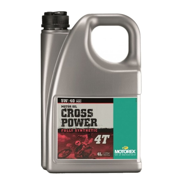 Motorex Motoröl 4-Takt, 4 l, SAE 5W-40, Cross Power 4T, vollsynthetisch