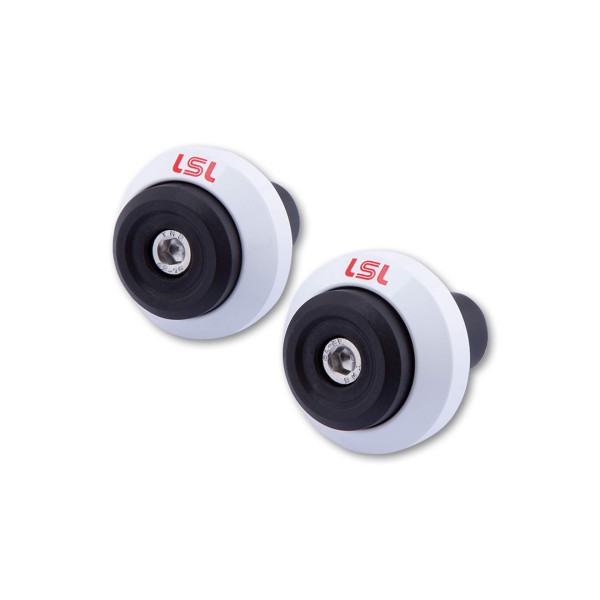 LSL Lenkergewicht GONIA, Aluminium, mit LSL-Logo, für Lenker mit 14mm und 18 mm Innendurchmesser, we