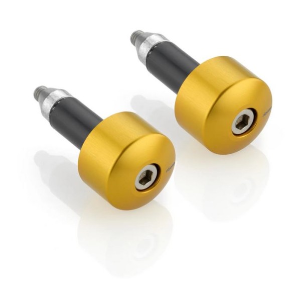 Lenkerendengewichte RIZOMA links & rechts für Vespa, gold eloxiert