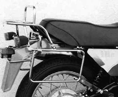 Rohrgepäckbrücke Topcase-Träger und Seitenkofferträger schwarz für BMW R 80 ST (82-84)