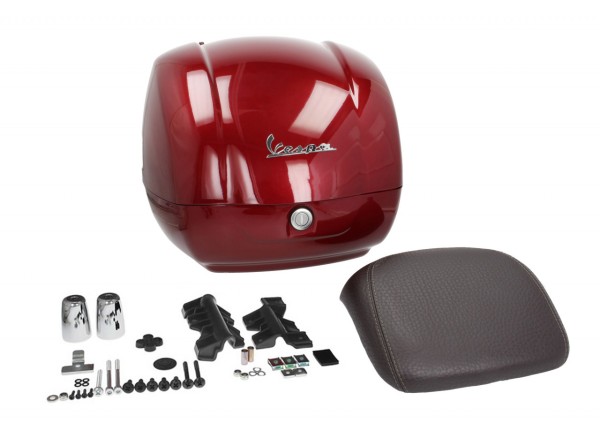 Original Topcase für Vespa GTS - rot / red must / vignola / 880/A