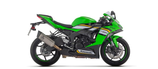 ARROW PISTA Slip-On Titan für Kawasaki ZX-6R 636 Modelljahr 2024-