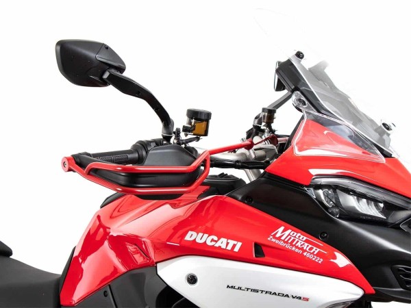 Griffschutz Set rot für Ducati Multistrada V4/S/S Sport/Pikes Peak (21-24) /Rally (23-24)