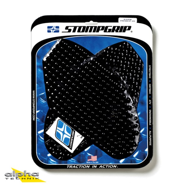 Stompgrip schwarz, Volcano, für Honda VTR1000 (F Firestorm, SP1, SP2), 2001-2006