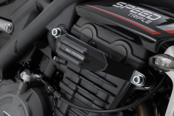 SW-Motech Sturzpad-Kit schwarz für Triumph Speed Triple 1200 RR /RS