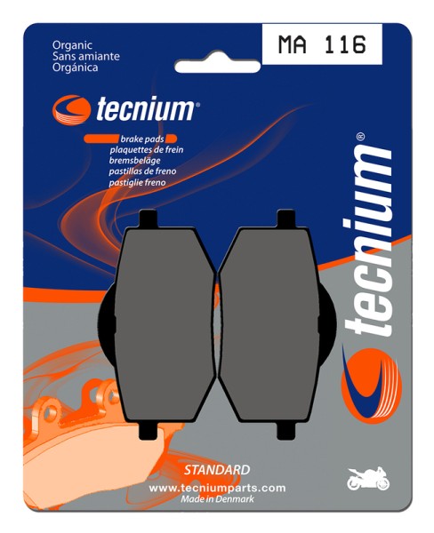 Tecnium Street Organische Bremsbeläge - MA116