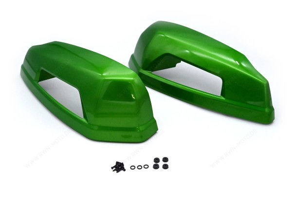 Kofferblenden Set (Candy Lime Green) Original Kawasaki