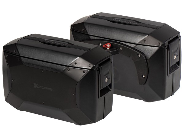 Xcore Seitenkofferset schwarz für C-Bow Träger Hepco & Becker