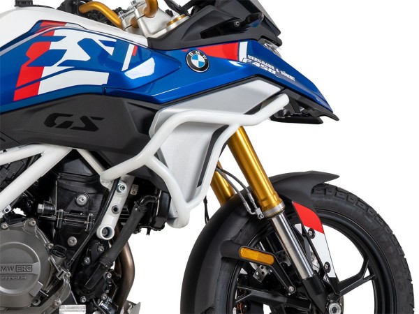 Tankschutzbügel weiß für BMW F 450 GS (25-) Hepco & Becker