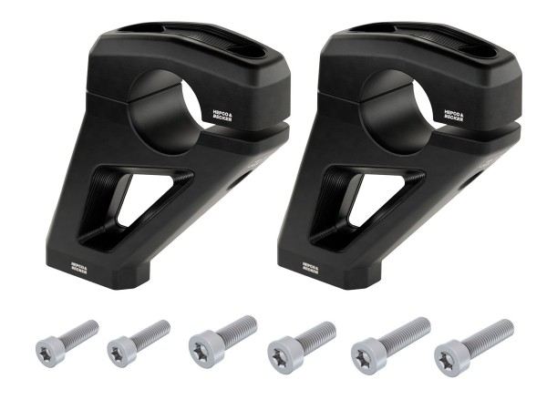 Lenkererhöhung H=30 mm mit Versatz 26 mm zurück für BMW R 12 G/S (25-) Hepco & Becker