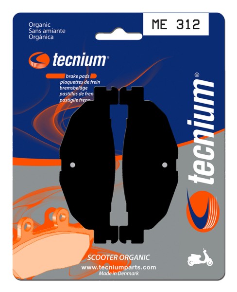 Tecnium Scooter Organische Bremsbeläge - ME312