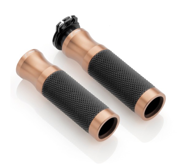 Griffe RIZOMA Ø 22/24 mm L 128 mm für Vespa GTS/​GTS Super, bronze eloxiert