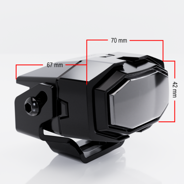 HIGHSIDER pro Nebelscheinwerfer MH24-FOG LED Schwarz
