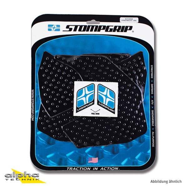 Stompgrip schwarz, Volcano, für diverse Yamaha MT-09, 2014-2020