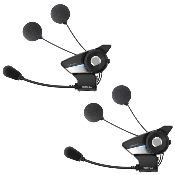 SENA 20S Evo Doppelset inkl. HD-Lautsprecher- Bluetooth Kommunikationssystem für Motorräder-