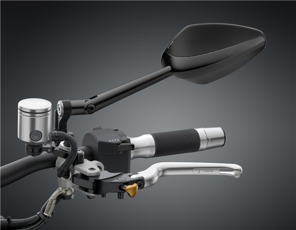 Spiegel RIZOMA "Veloce naked" links oder rechts für Vespa, schwarz