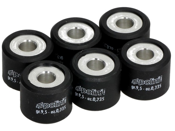 Polini Variatorrollensatz, 20x17 mm, 9,5 g, Stück: 6