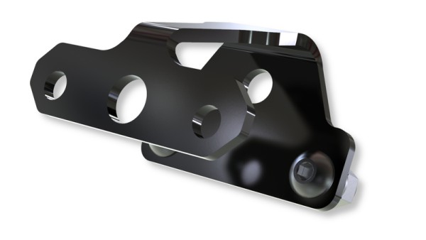 HIGHSIDER pro Kennzeichenhalter Schwarz XL (1Stck)