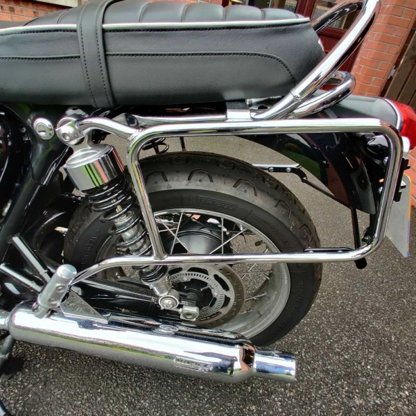 Kofferträger chrom für Triumph Bonneville T100 (17-) Hepco & Becker