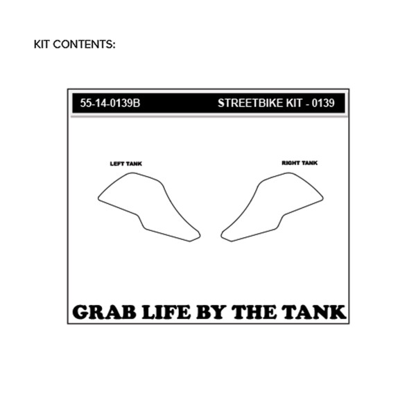 Stompgrip Traction Pads schwarz, für Honda MSX125, 2017-2018