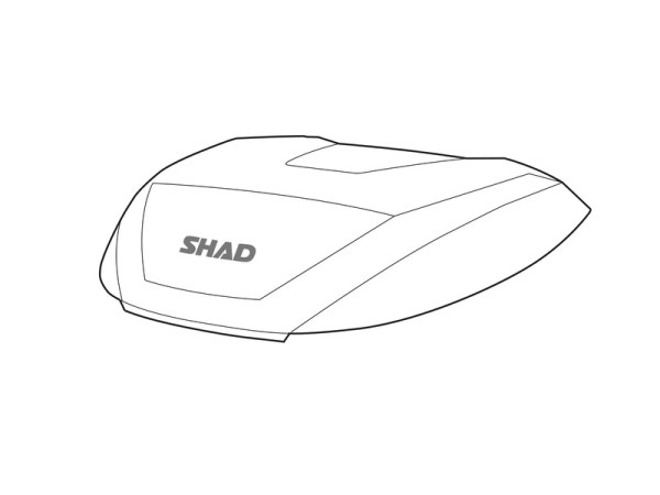 SHAD SH59X Deckel – Aluminium