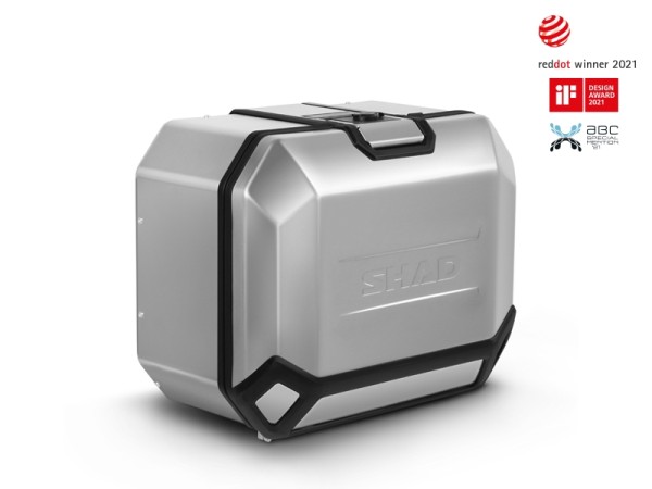 Shad Seitenkoffer Terra TR47, rechts, Aluminium silber, 47 l