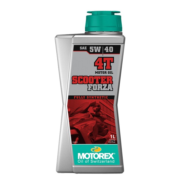 Motorex Motoröl 4-Takt, 1 l, SAE 5W-40, Scooter Forza, vollsynthetisch