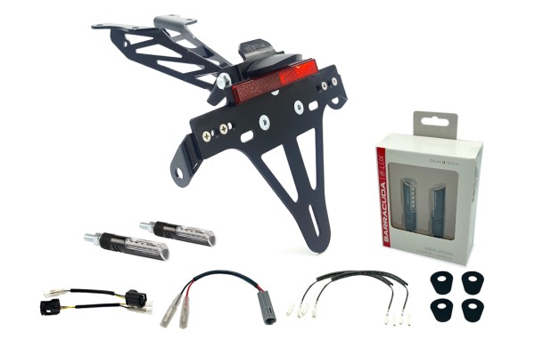 alpha Technik Kennzeichenhalter-Blinker-Kit IDEA (vorne + hinten) für Yamaha Tracer 700 ab Modelljah