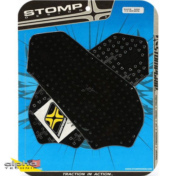 Stompgrip schwarz, Volcano, für Suzuki GSXR600, 750, 2011-2025