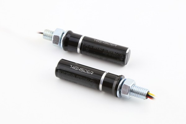 HIGHSIDER pro Conero LED Rück-, Bremslicht, Blinker Schwarz/Getönt 3in1, E-Geprüft (Paar)