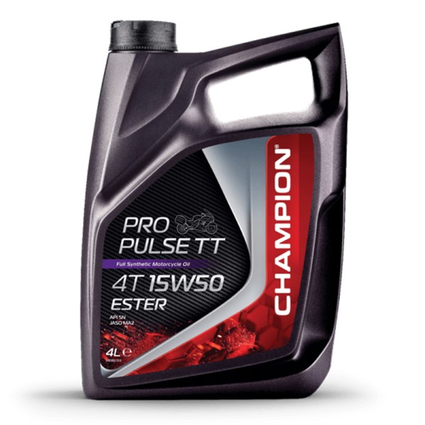 CHAMPION® Pro Pulse TT 4T 15W-50 Ester Motoröl - 4 Liter - Aprilia Shiver 750 (2008-2017)