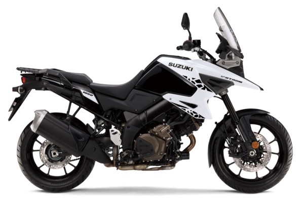 Dekoraufkleber "lines" Schwarz Suzuki V-Storm 1050