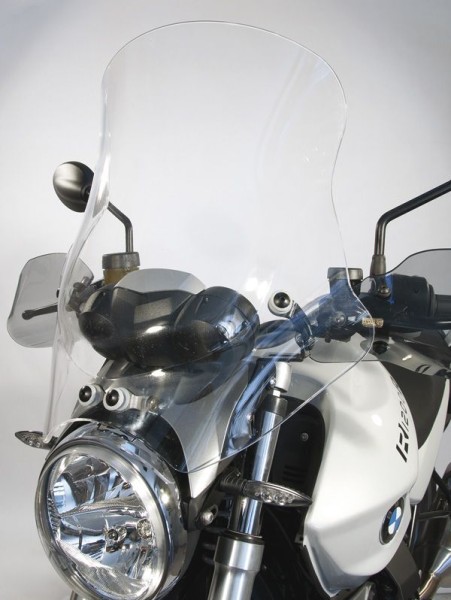 Sportliche Windschutzscheibe, neigbar - Höhe 500 mm für BMW R 1200 R (11-14)