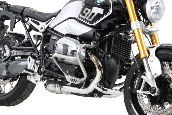Motorschutzbügel silber für BMW R nineT Urban G/S (17-23) Hepco & Becker