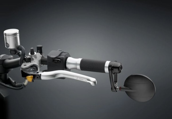 Lenkerendenspiegel RIZOMA "SPY-ARM" links oder rechts für Vespa, schwarz eloxiert